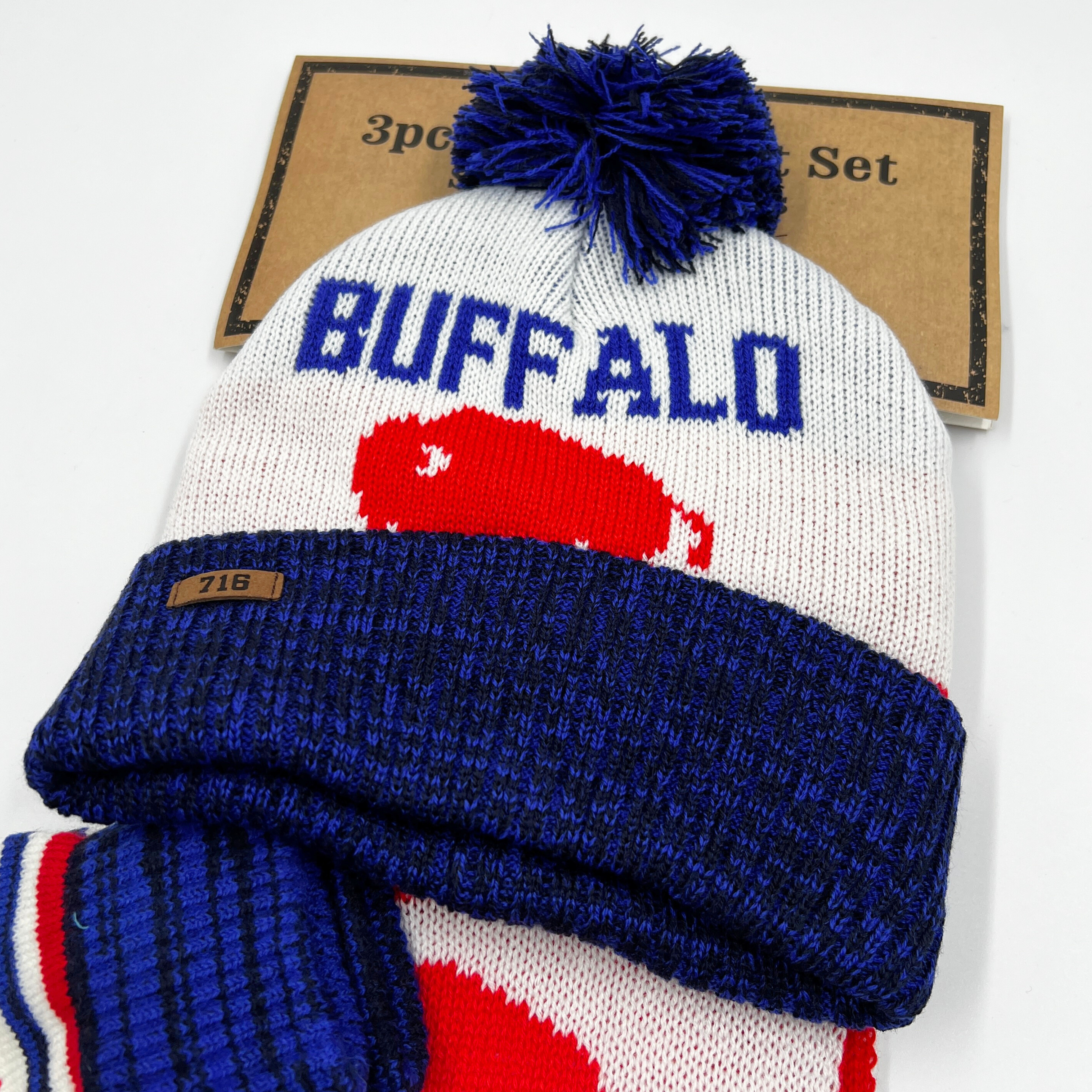Buffaloes 記念 Buffalo 716 Hat, Gloves, and Scarf Set | The BFLO Store