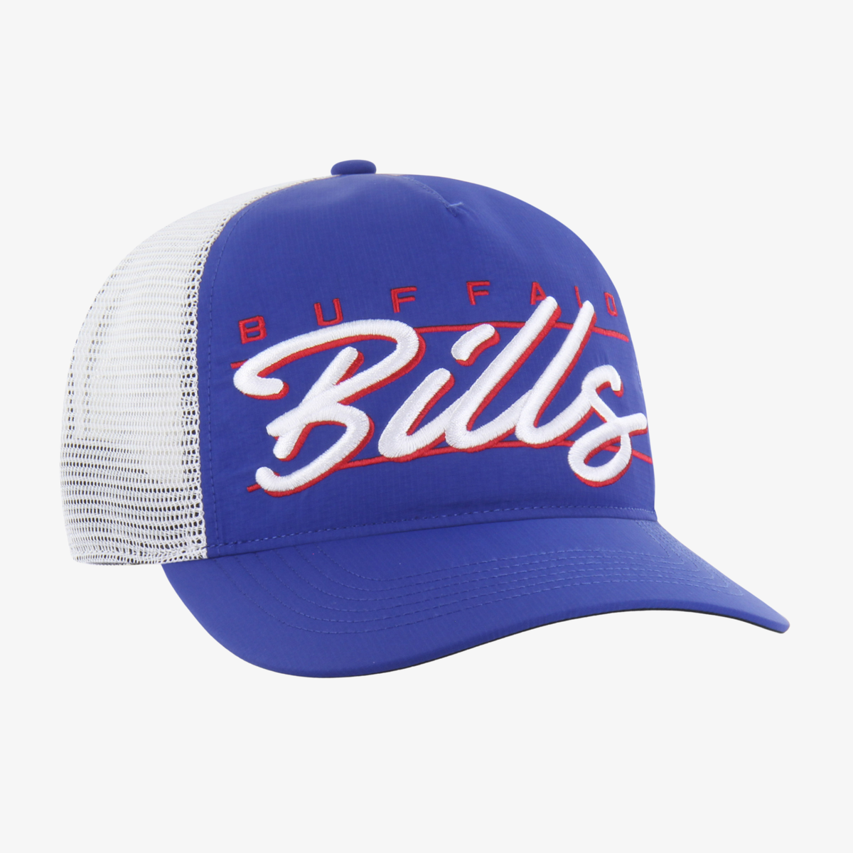 '47 Brand Buffalo Bills Royal Blue Script Trucker Adjustable Hat