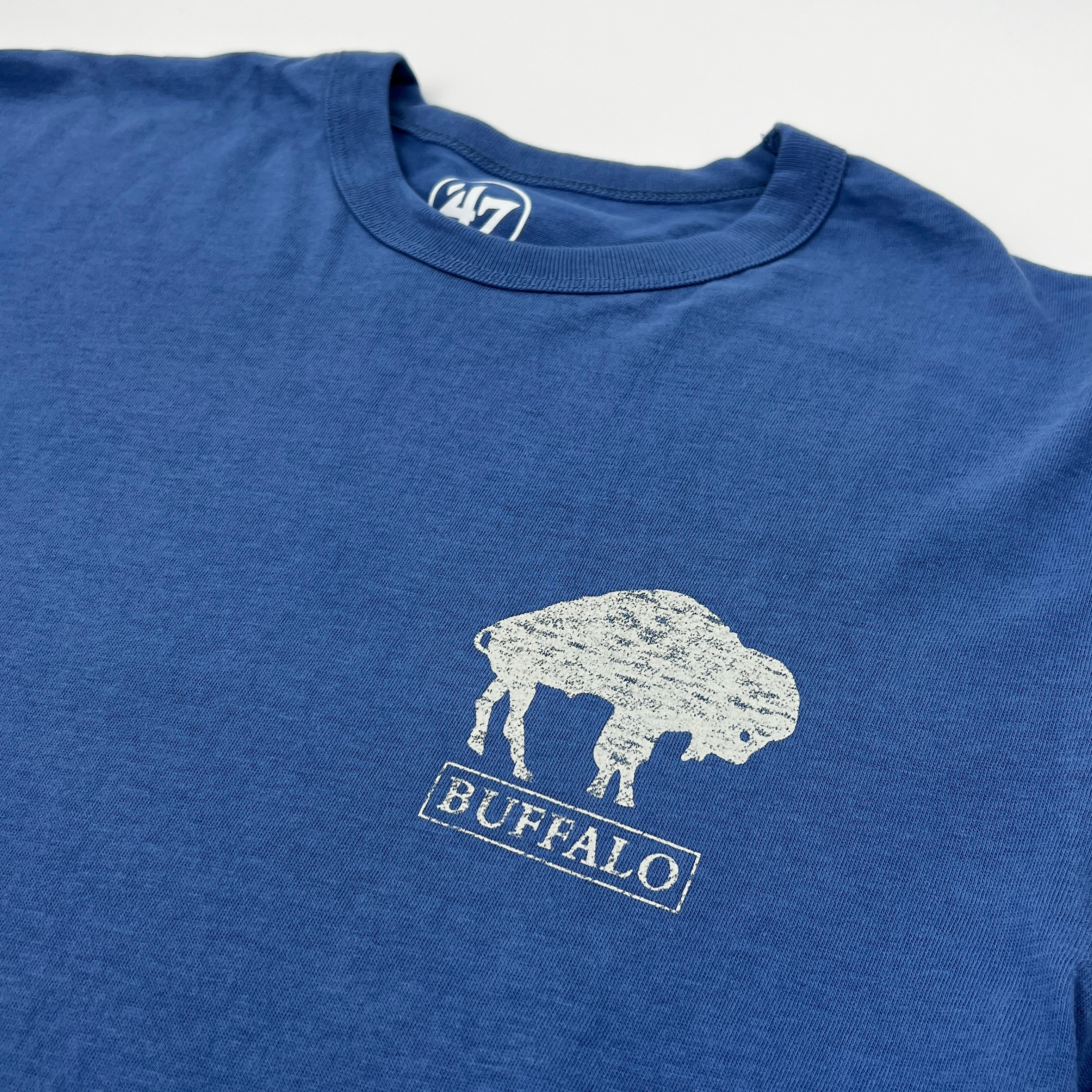 47 Brand Bills Cadet Blue With Charging Buffalo Tee