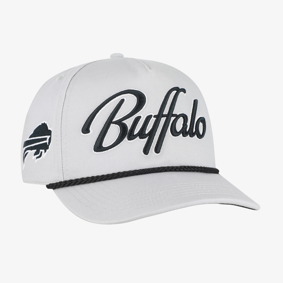 '47 Brand Buffalo Bills Light Gray Script Rope Adjustable Hat
