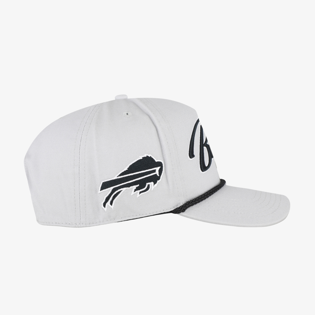 '47 Brand Buffalo Bills Light Gray Script Rope Adjustable Hat