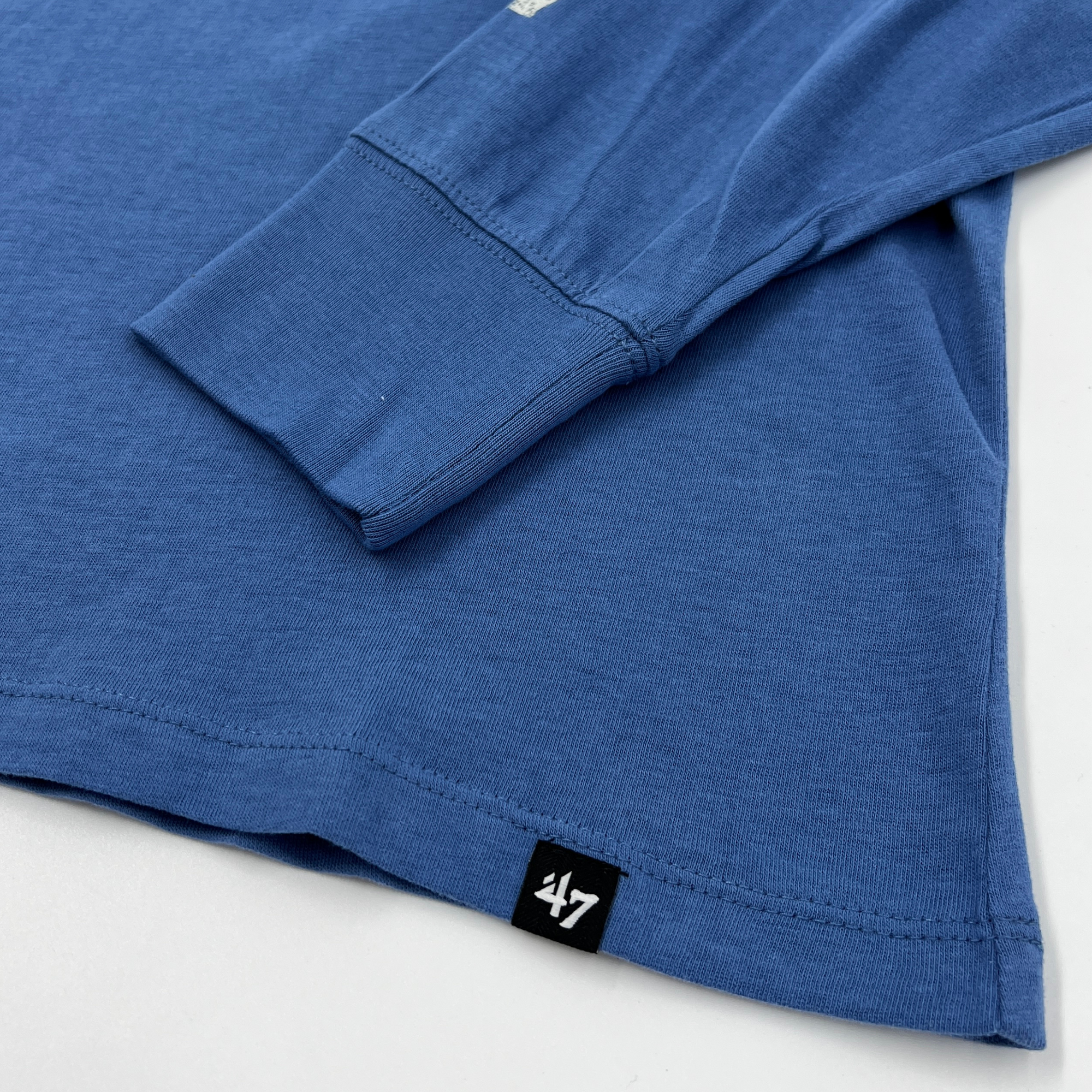 &#39;47 Brand Bills Cadet Blue With Retro Logo and Sleeve Print Long Sleeve