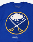 Mitchell & Ness Buffalo Sabres Primary Logo Royal T-Shirt