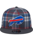 New Era 9FIFTY Bills 2024 Sideline Gray Plaid Snapback