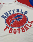 Women's '47 Brand Buffalo Bills Sandstone Gia Cropped T-Shirt