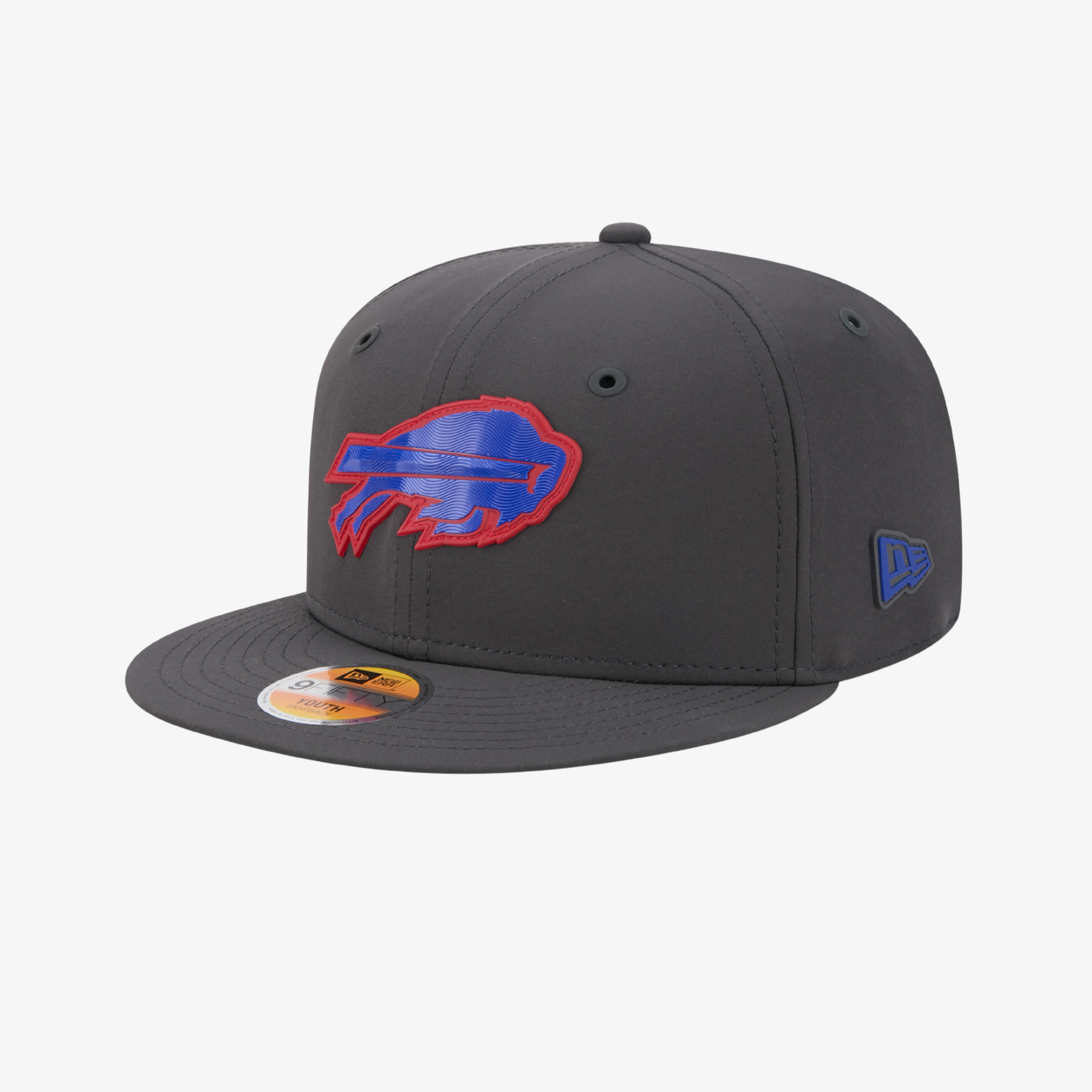 Youth New Era 9FIFTY Buffalo Bills 2026 Sideline Dark Gray Snapback