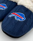 Women's Buffalo Bills Colorblock Knit Slippers