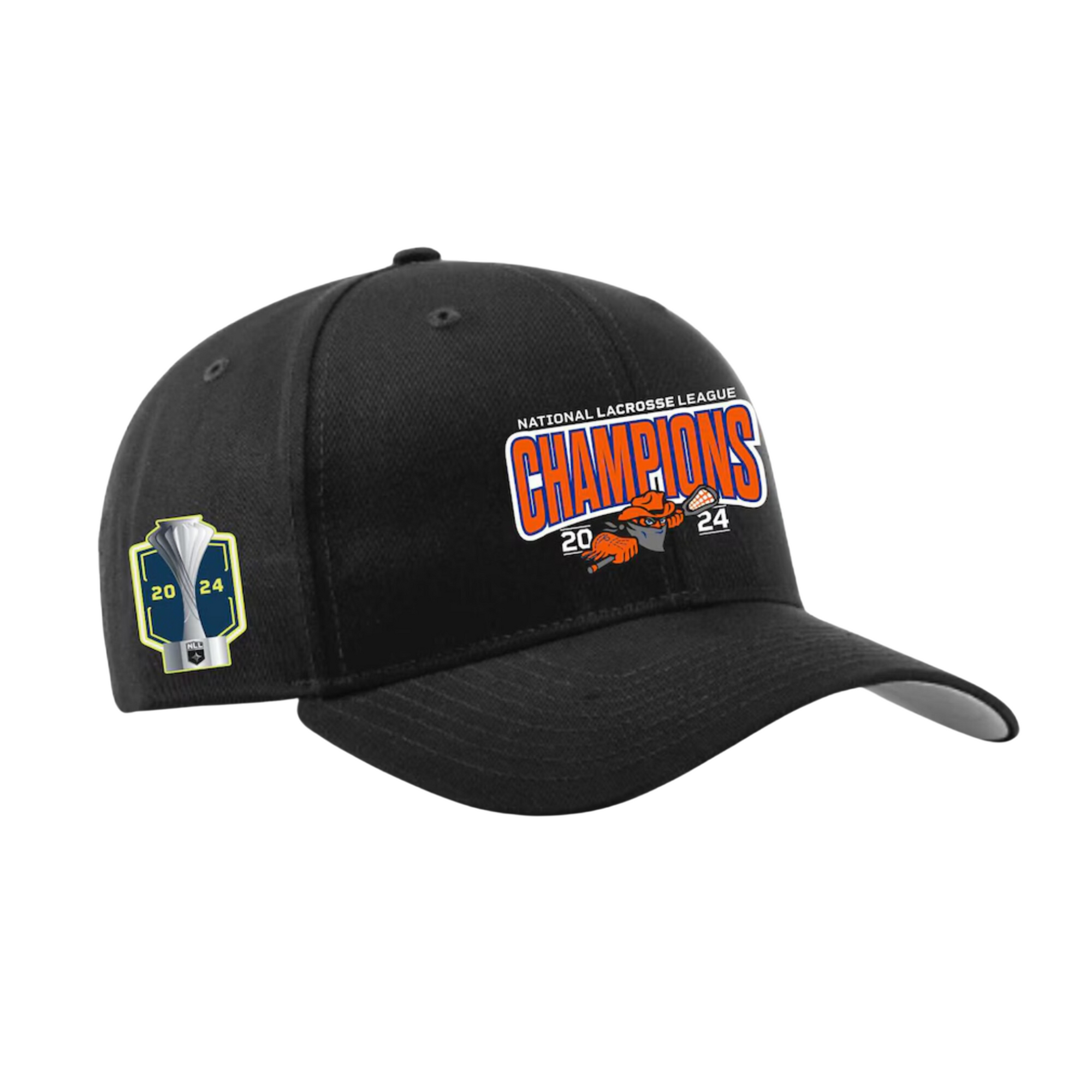 Buffalo Bandits Black 2024 NLL Cup Champions Adjustable Hat