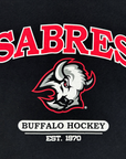 Buffalo Sabres Est 1970 Black & Red Alternate Logo T-Shirt