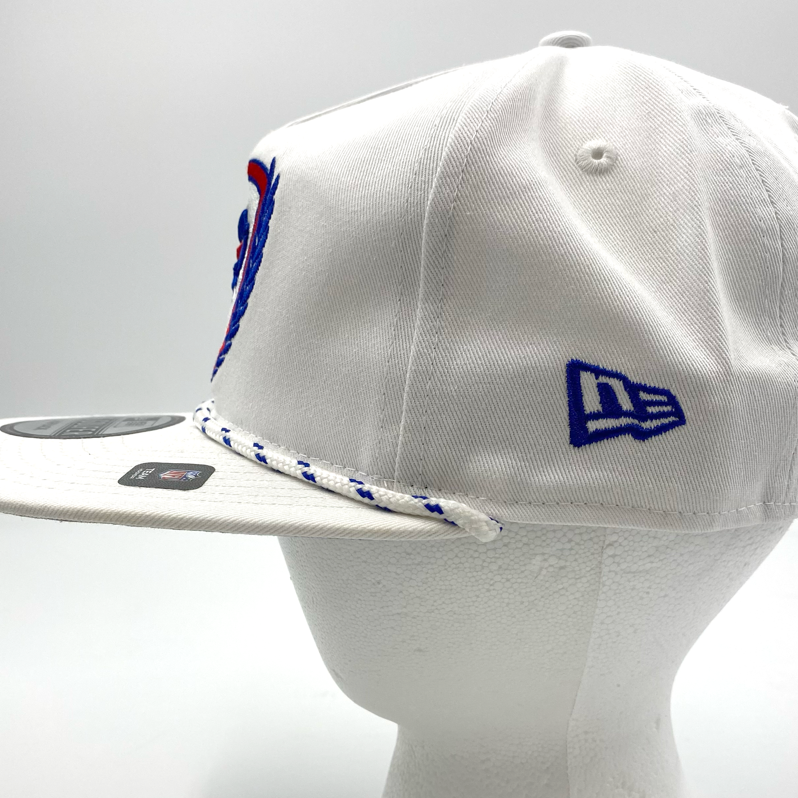 New Era Buffalo Bills White Tee Golfer 9FIFTY Snapback Hat