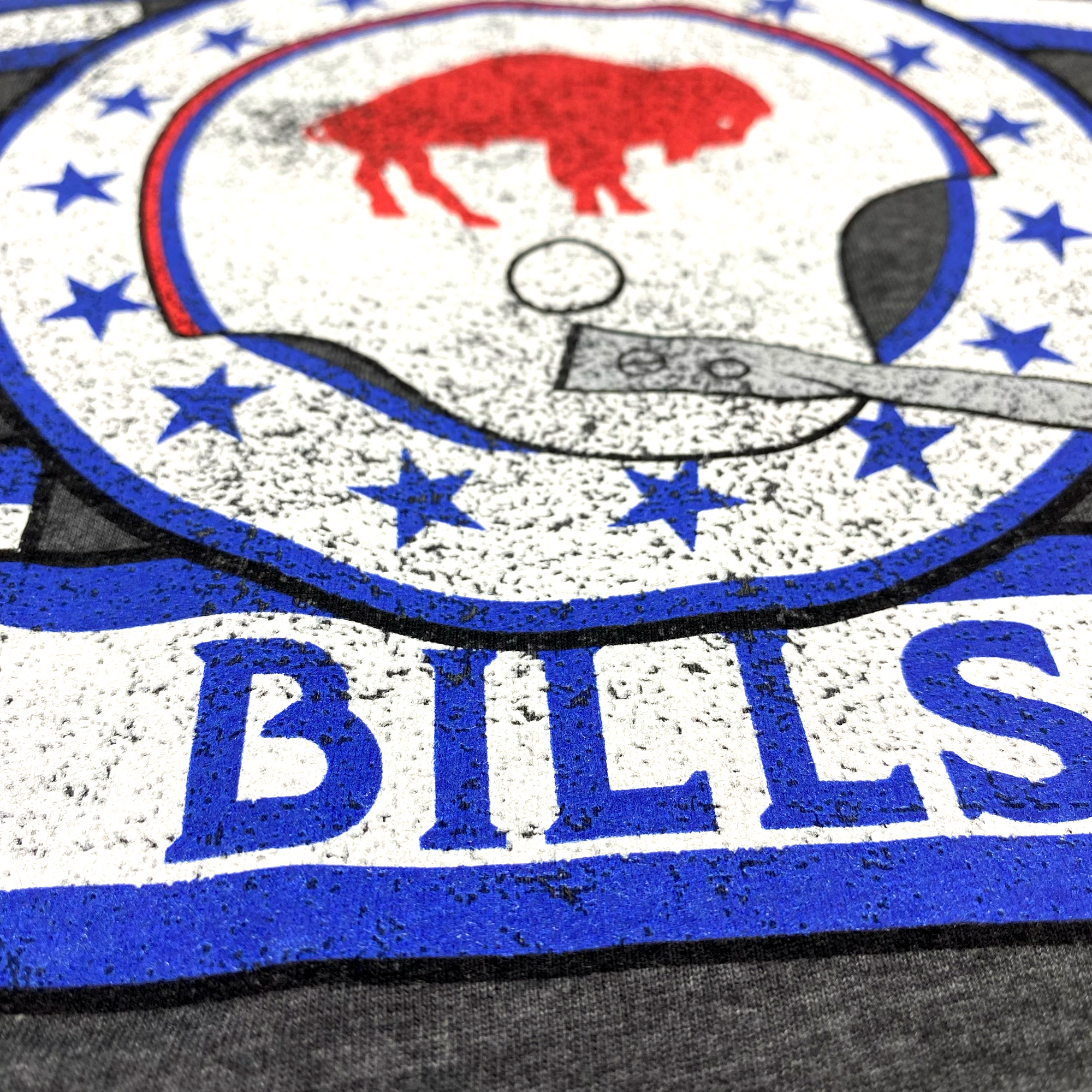Buffalo Bills Heritage Steel Gray Short Sleeve Shirt