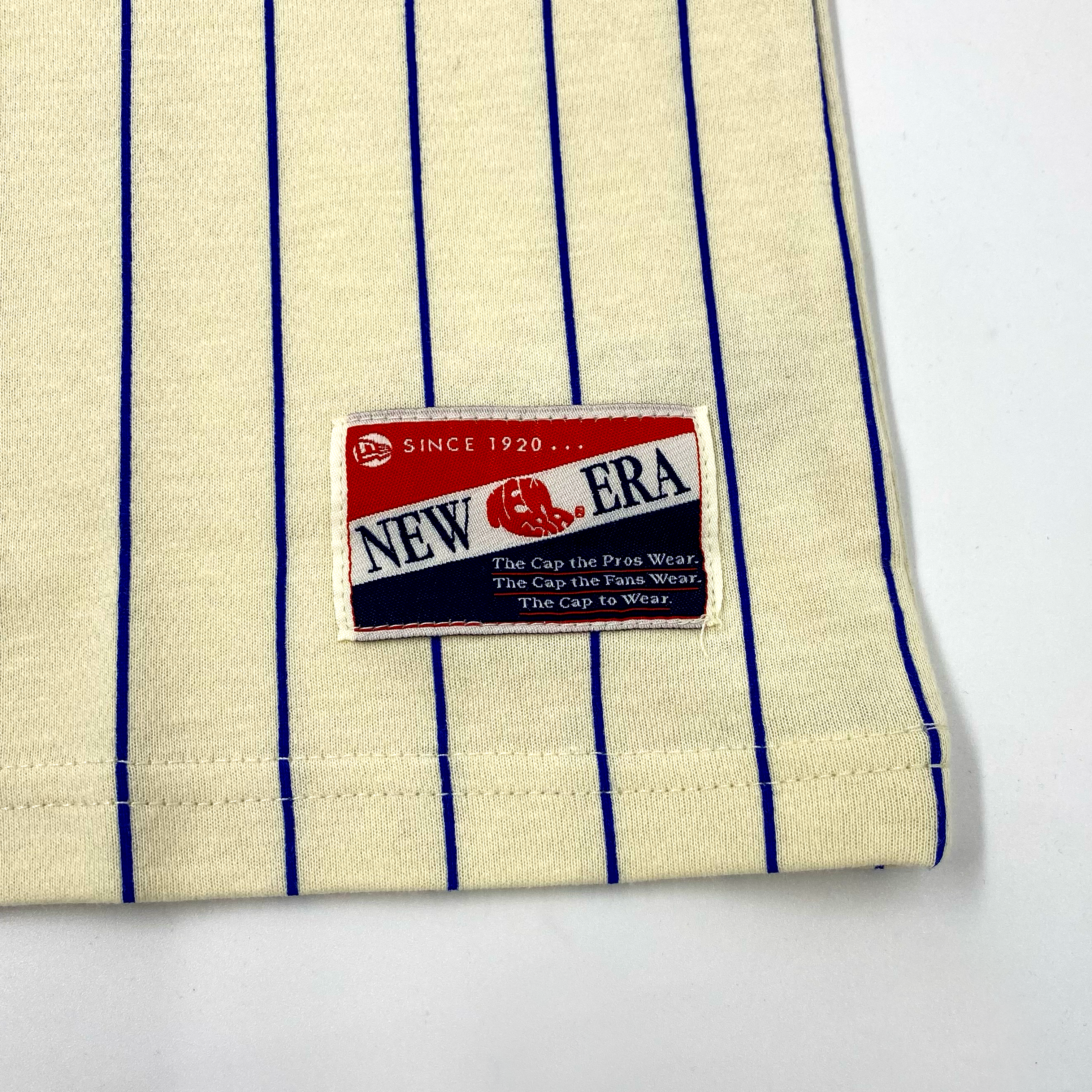 New Era Buffalo Bisons Cream Pinstripe Shirt