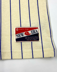 New Era Bills Est. 1960 Cream Pinstripe Short Sleeve Shirt