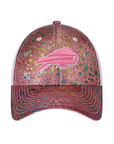 Youth Girls New Era 9FORTY Bills Sparkle Hearts Pink Hat