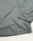 Buffalo Bills Wordmark With Logo Ash Gray Rash Guard Long Sleeve Shirt