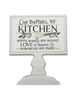 Our Buffalo, NY Kitchen Wooden Table Decoration