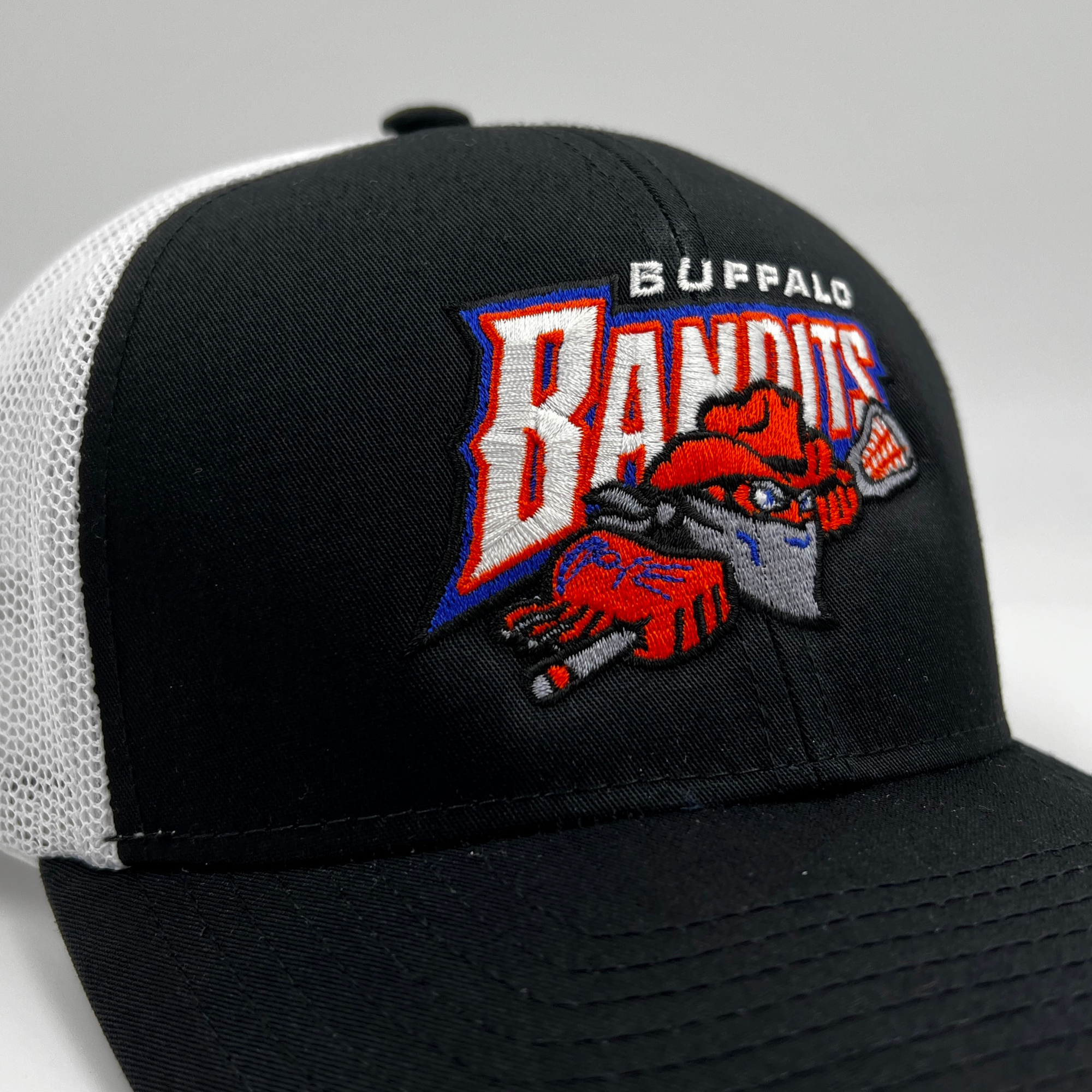 Buffalo Bandits Black &amp; White Trucker Hat