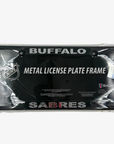 Black Buffalo Sabres License Plate Frame