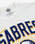 '47 Brand Buffalo Sabres Hockey White Franklin T-Shirt