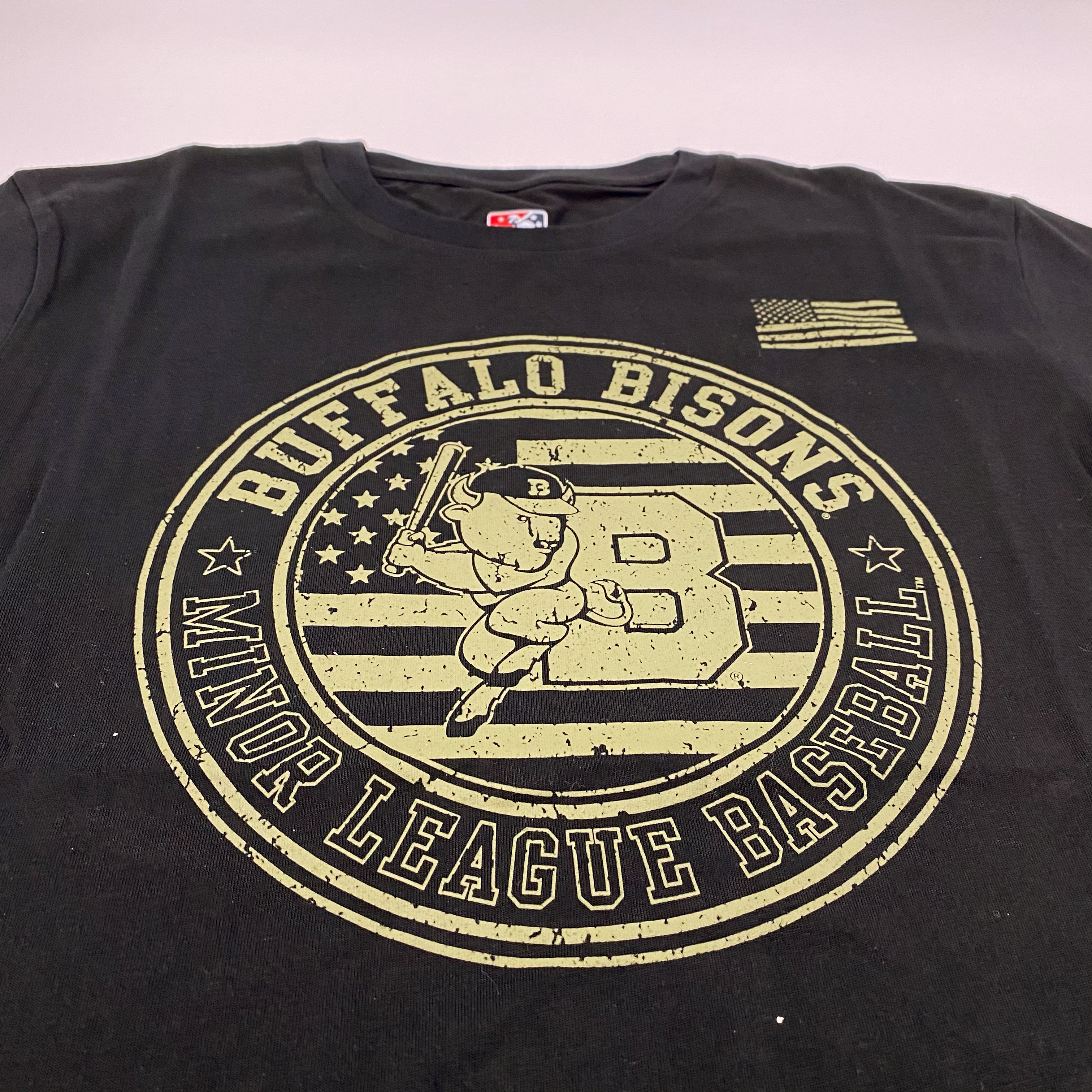 New Era Buffalo Bisons Forces The Black T-Shirt Store BFLO Armed 