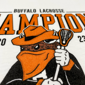 Buffalo Lacrosse 2023 Champions White Long Sleeve Shirt
