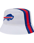 New Era Buffalo Bills White Helmet Bucket Hat