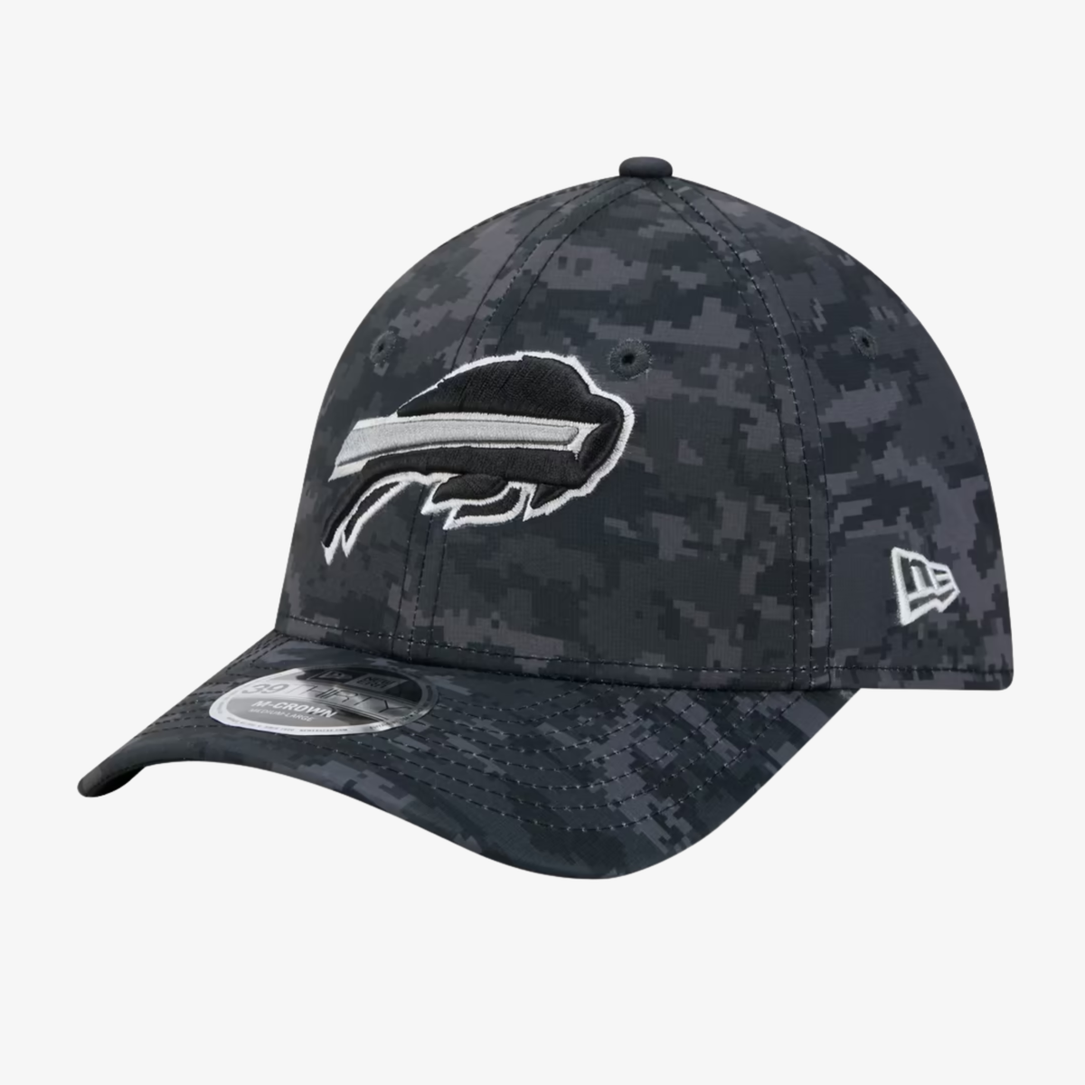 New Era Black Buffalo Bills 2026 Salute To Service 39THIRTY M-Crown Stretch Hat