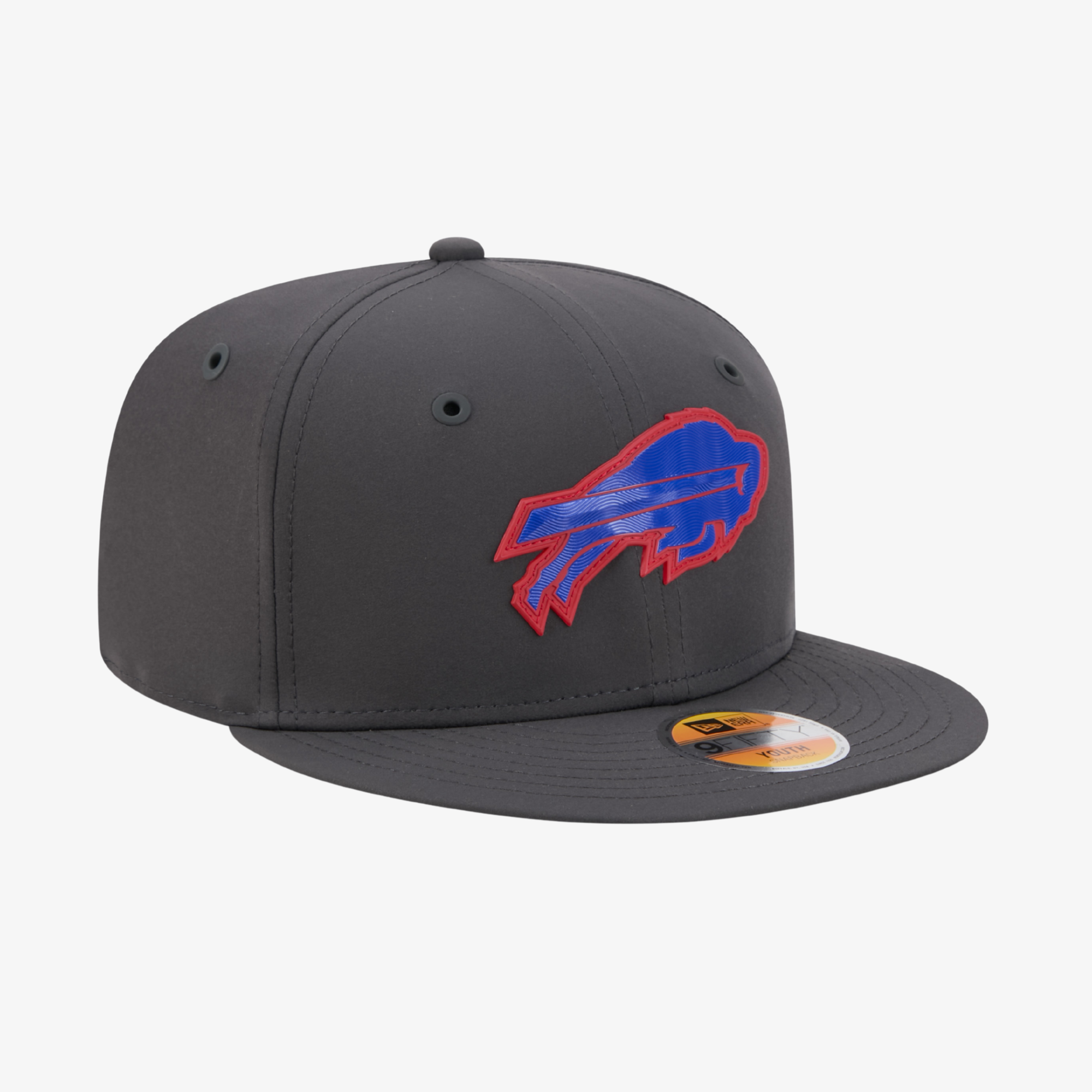 Youth New Era 9FIFTY Buffalo Bills 2026 Sideline Dark Gray Snapback