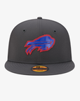 Youth New Era 9FIFTY Buffalo Bills 2026 Sideline Dark Gray Snapback