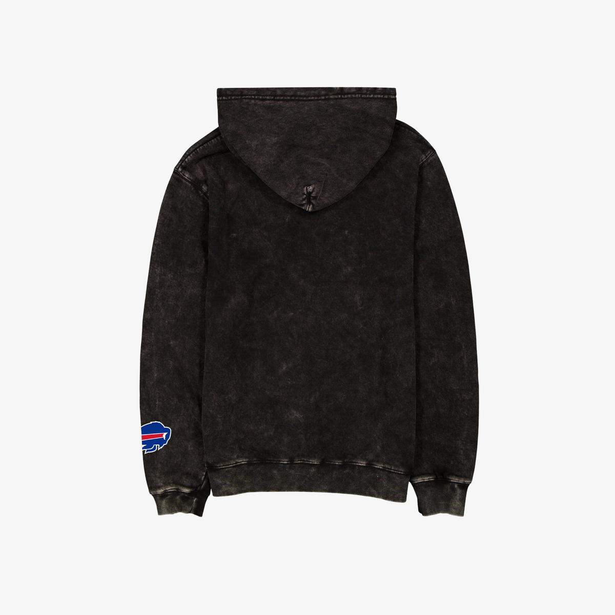 New Era Buffalo Bills Black Mineral Wash Oversized Logo Hoodie