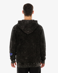 New Era Buffalo Bills Black Mineral Wash Oversized Logo Hoodie