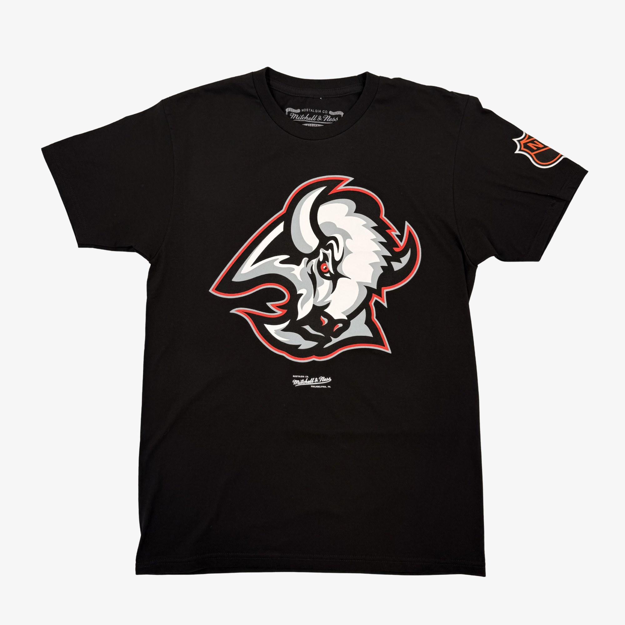Mitchell & Ness Buffalo Sabres Alternate Logo Black T-Shirt