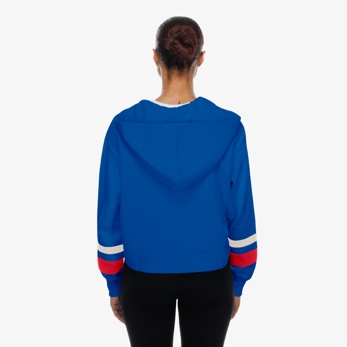 Women's New Era Buffalo Bills Royal Lace-Up Hoodie