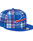 New Era 9FIFTY Bills 2024 Sideline Blue Plaid Snapback