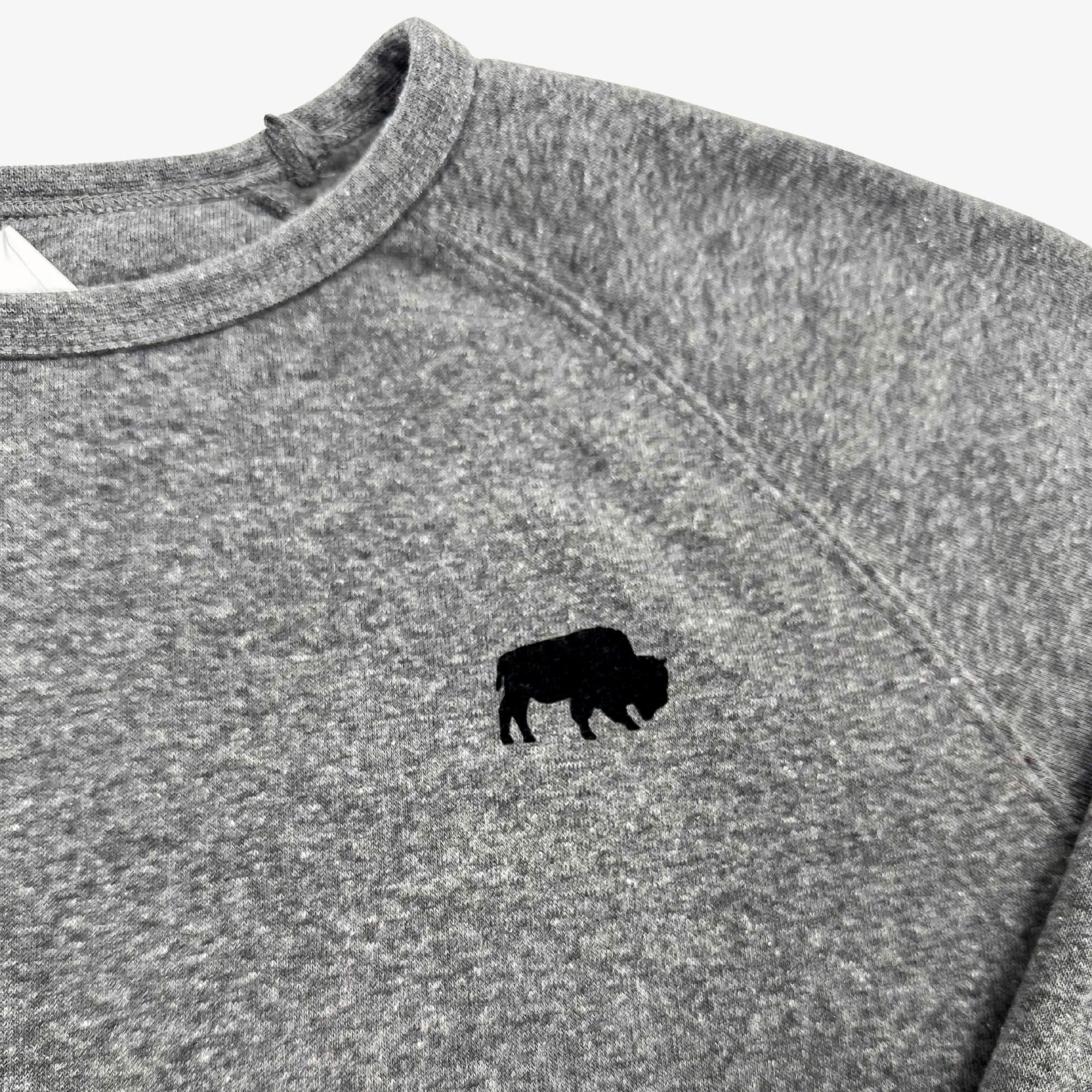 Sportiqe x BFLO Heather Gray Crewneck
