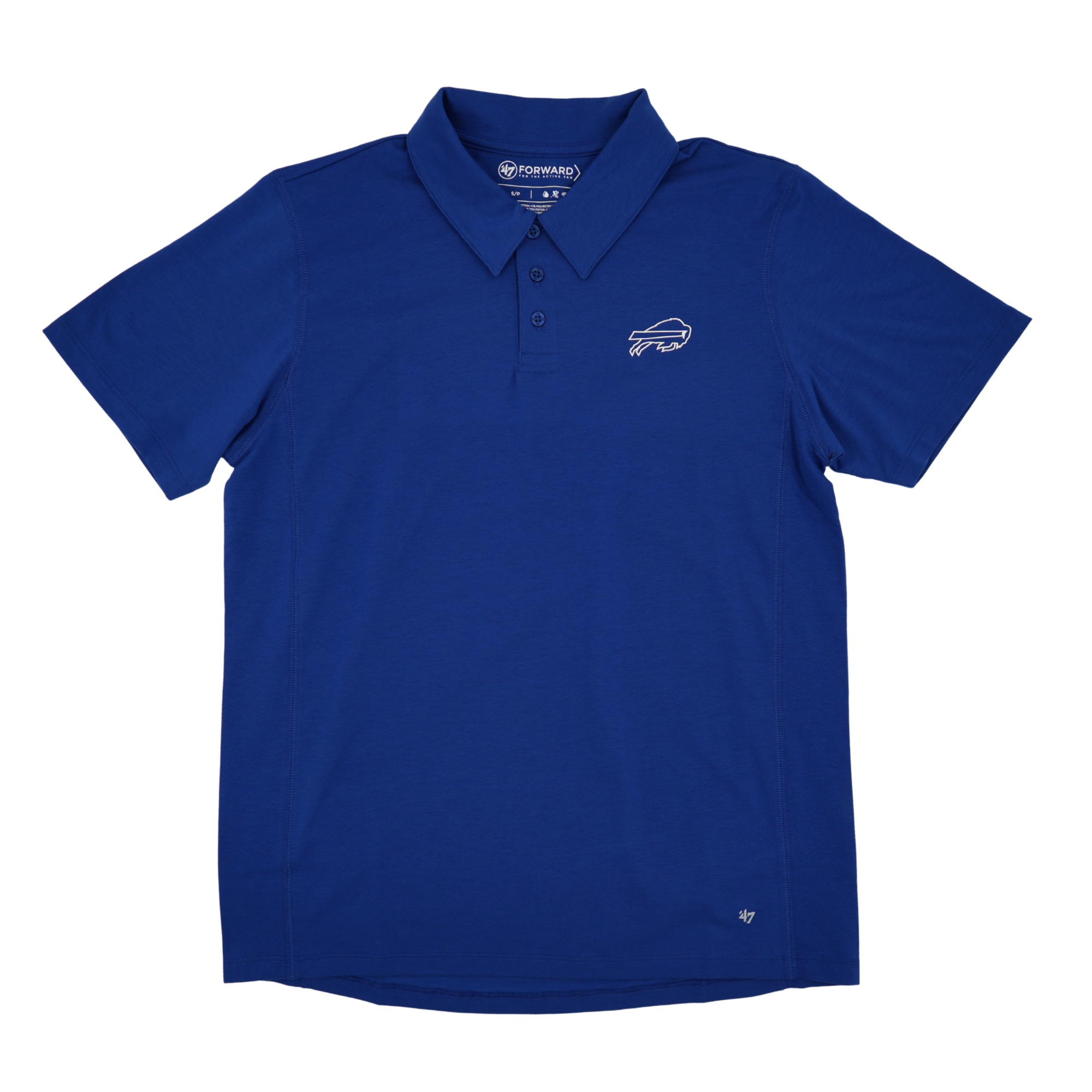 '47 Brand Buffalo Bills Primary Logo Royal Blue Polo