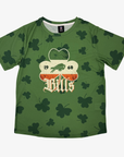 Buffalo Bills Irish Flag & Shamrocks Green T-Shirt