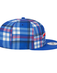 New Era 9FIFTY Bills 2024 Sideline Blue Plaid Snapback