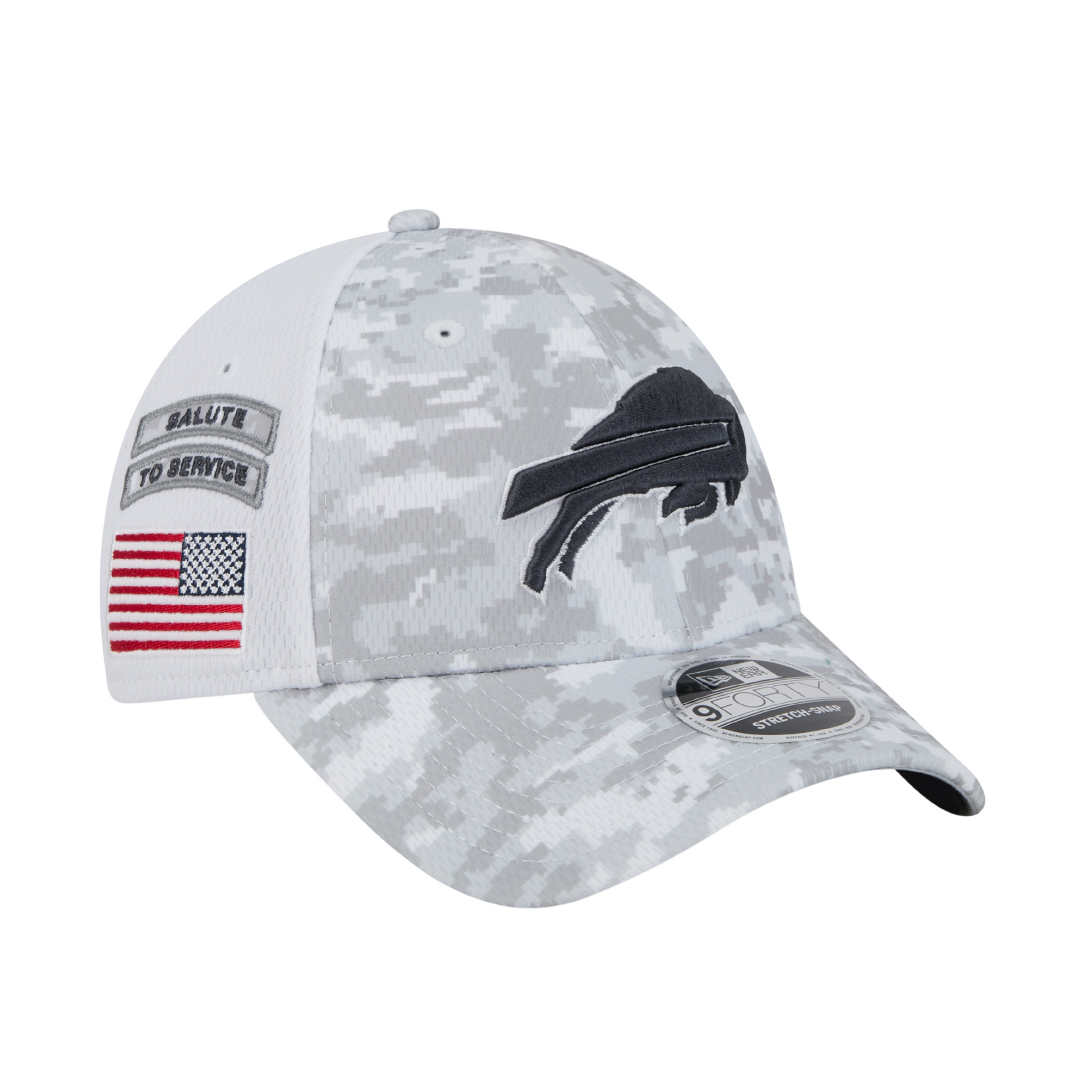 New Era 9FORTY Bills 2024 Salute To Service Stretch-Snap