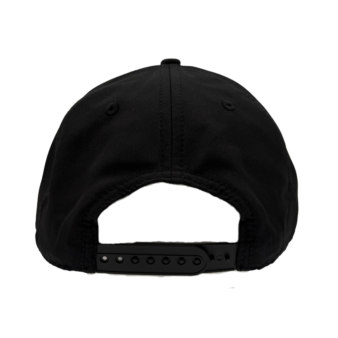 Black White Black Performance Rope "Buffalo" Hat