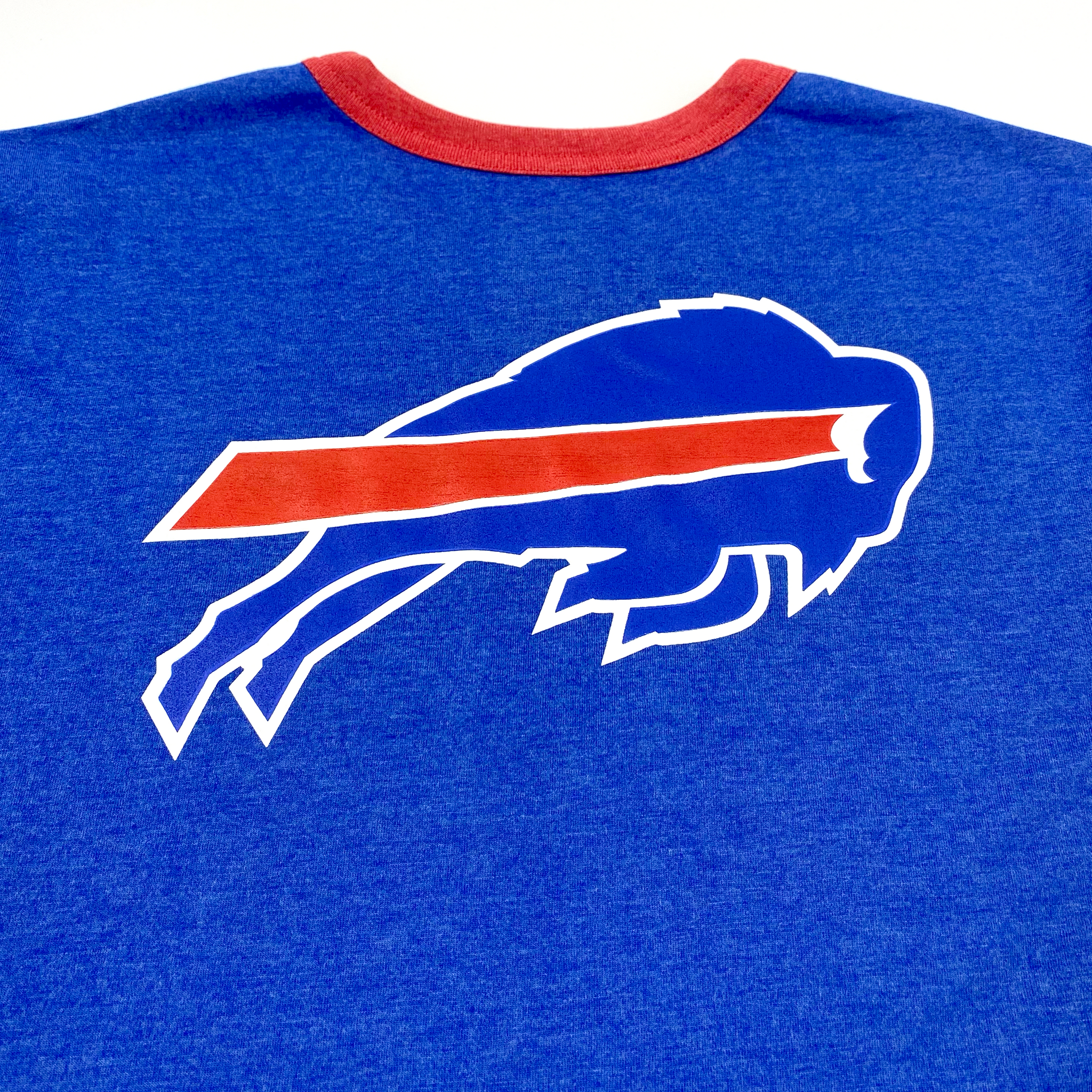 New Era Buffalo Bills Pennant Royal Blue Short Sleeve Shirt