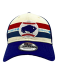 New Era Buffalo Bisons Royal & Cream Trucker Hat