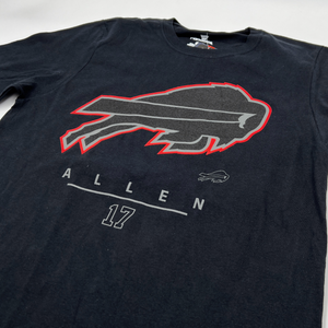 Buffalo Bills Allen 17 Black & Red Short Sleeve Shirt