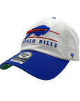 '47 Brand Buffalo Bills Double Header Adjustable Clean Up Cap