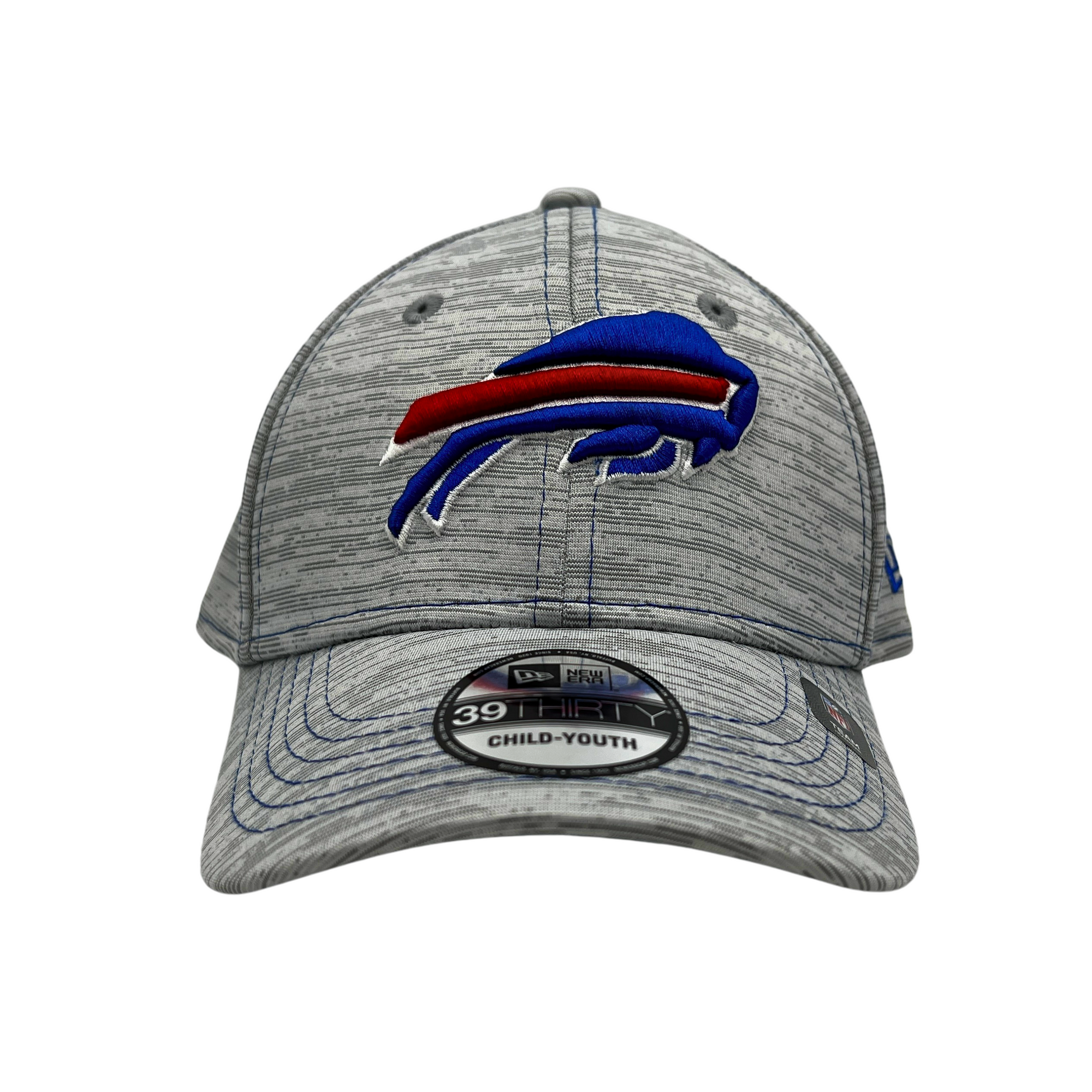 Child-Youth New Era Buffalo Bills Heather Gray Stretch Fit Hat