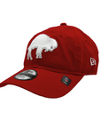 Youth New Era Bills 9TWENTY Retro Logo Red Adjustable Hat