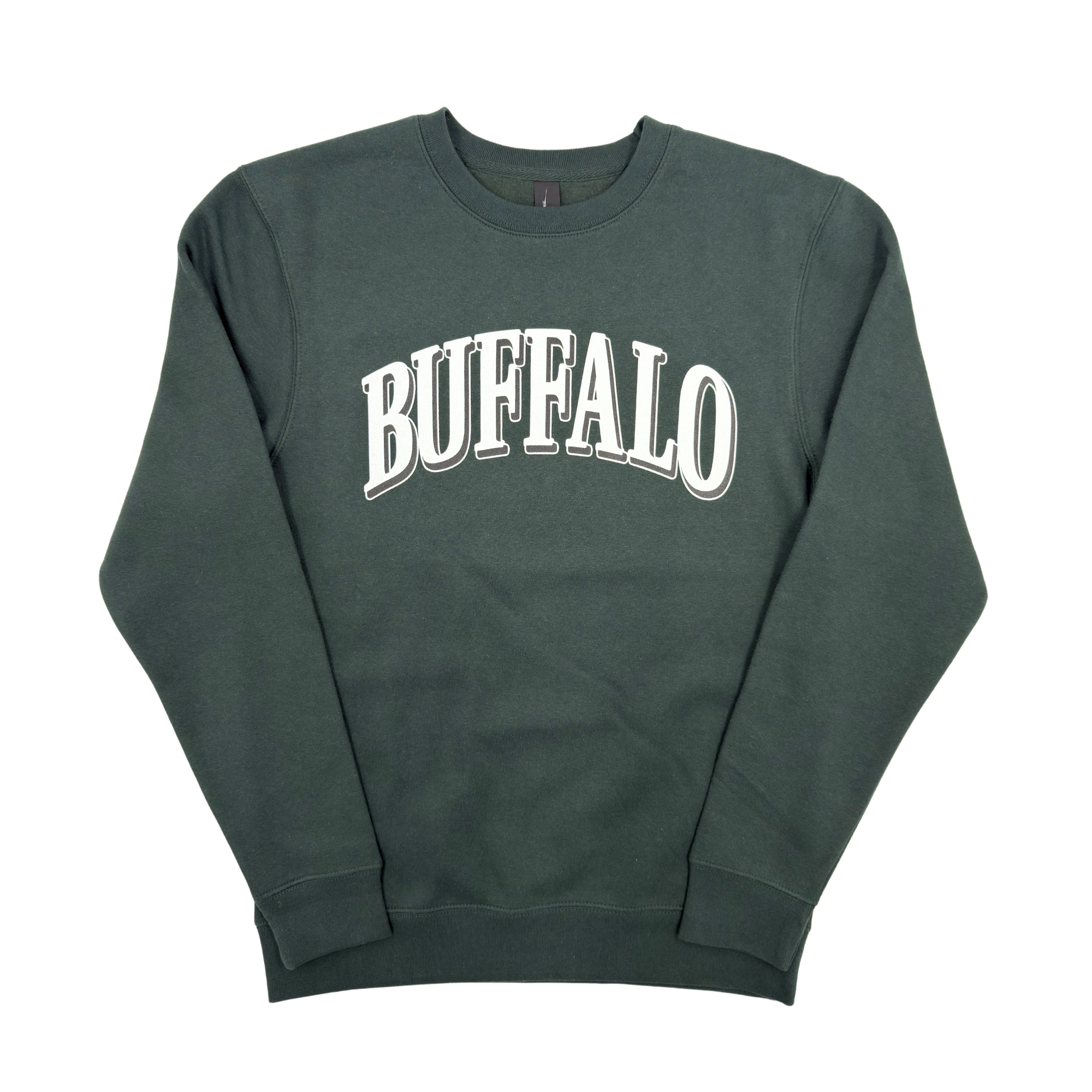 Buffalo Collegiate Style Forest Green Crewneck