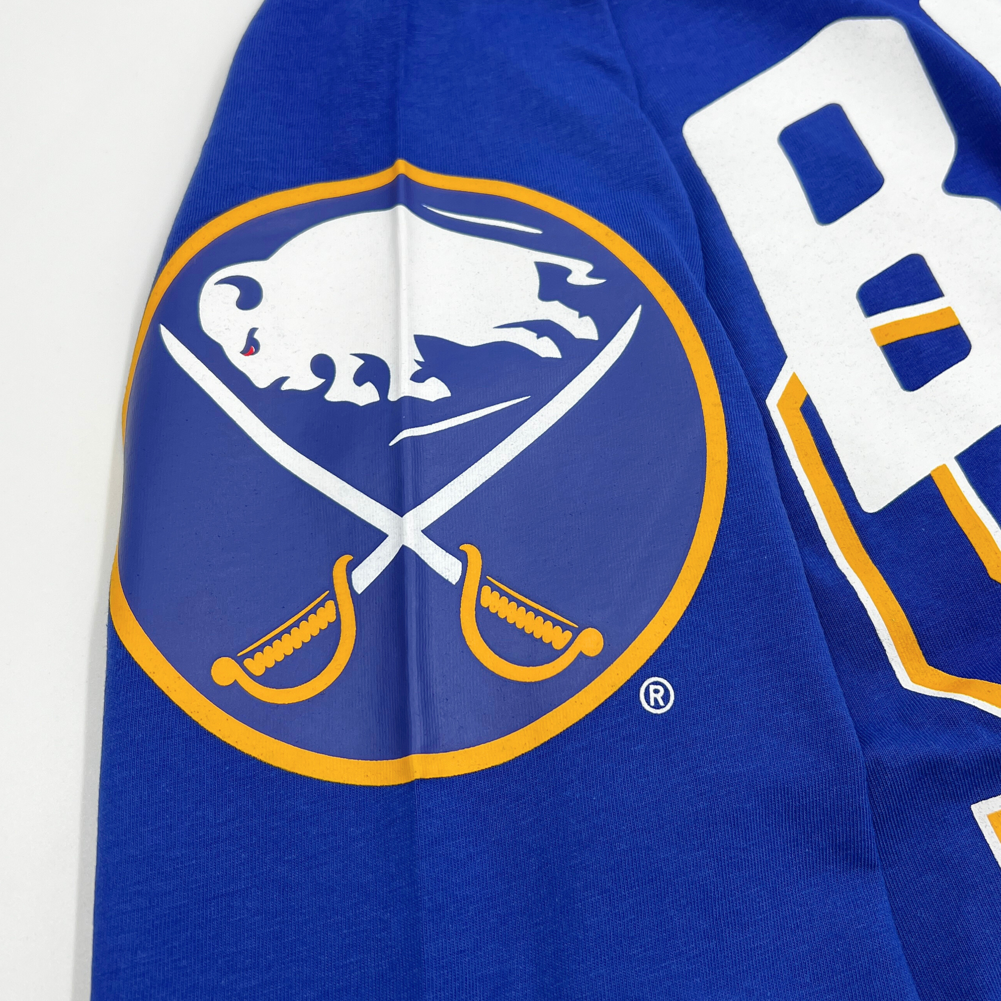 Buffalo Sabres Royal Blue Starter Graphic Long Sleeve Shirt