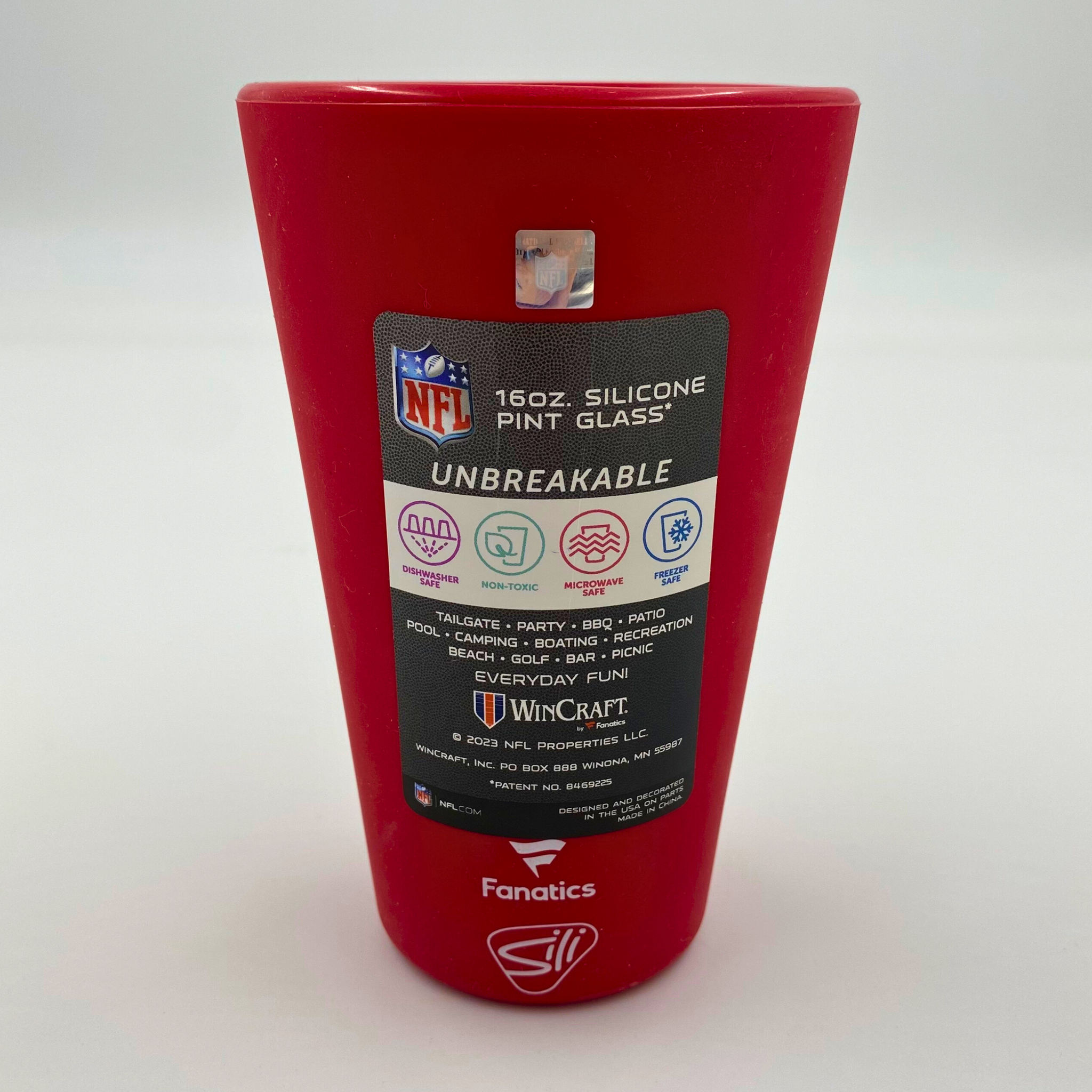 Buffalo Bills Red Silicone Unbreakable 16oz Cup