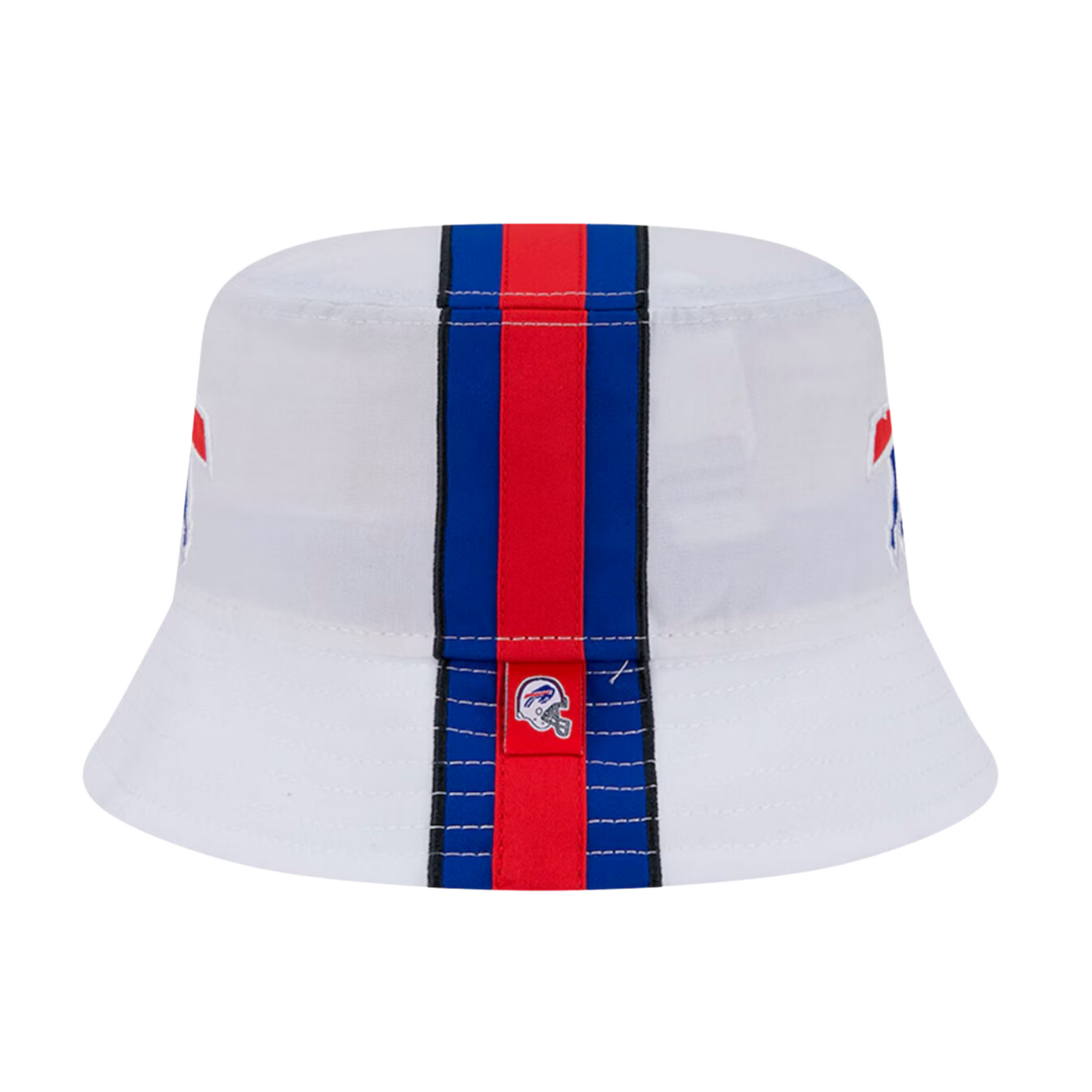 New Era Buffalo Bills Helmet White Bucket Hat The BFLO Store